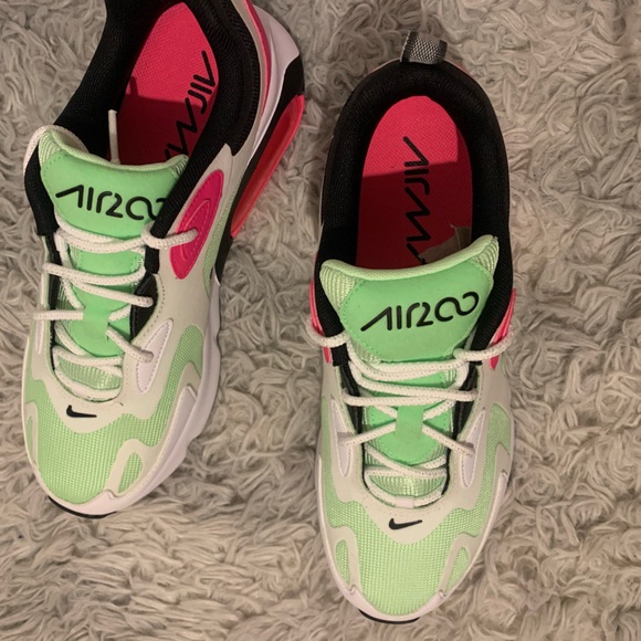Brand new never worn Nike Air Max 200 sneakers in white green and pink - Picture 2 of 10